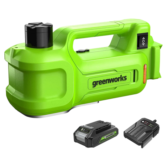 Greenworks Domkraft G24JACKK2, 24V - Inkl. 2A batteri och laddare